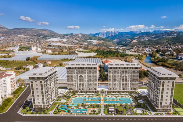 New 1+1 2+1 3+1 Apartments in Demirtaş