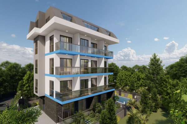 New 1+1 2+1 Apartments in Konakli
