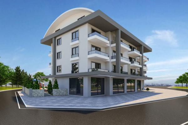 New 1+1 2+1 3+1 Apartments in Oba