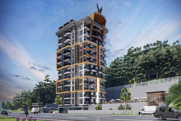 New 1+1 2+1 Apartments in Mahmutlar