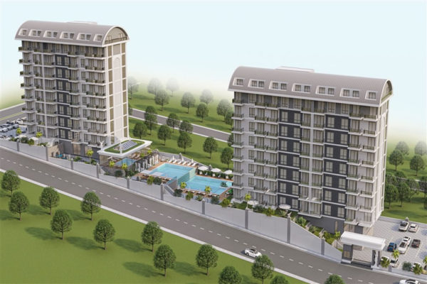 New 1+1 Apartments in Payallar