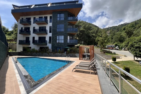 Alanya/Büyükhasbahçe'de Satılık 1+1 Daire